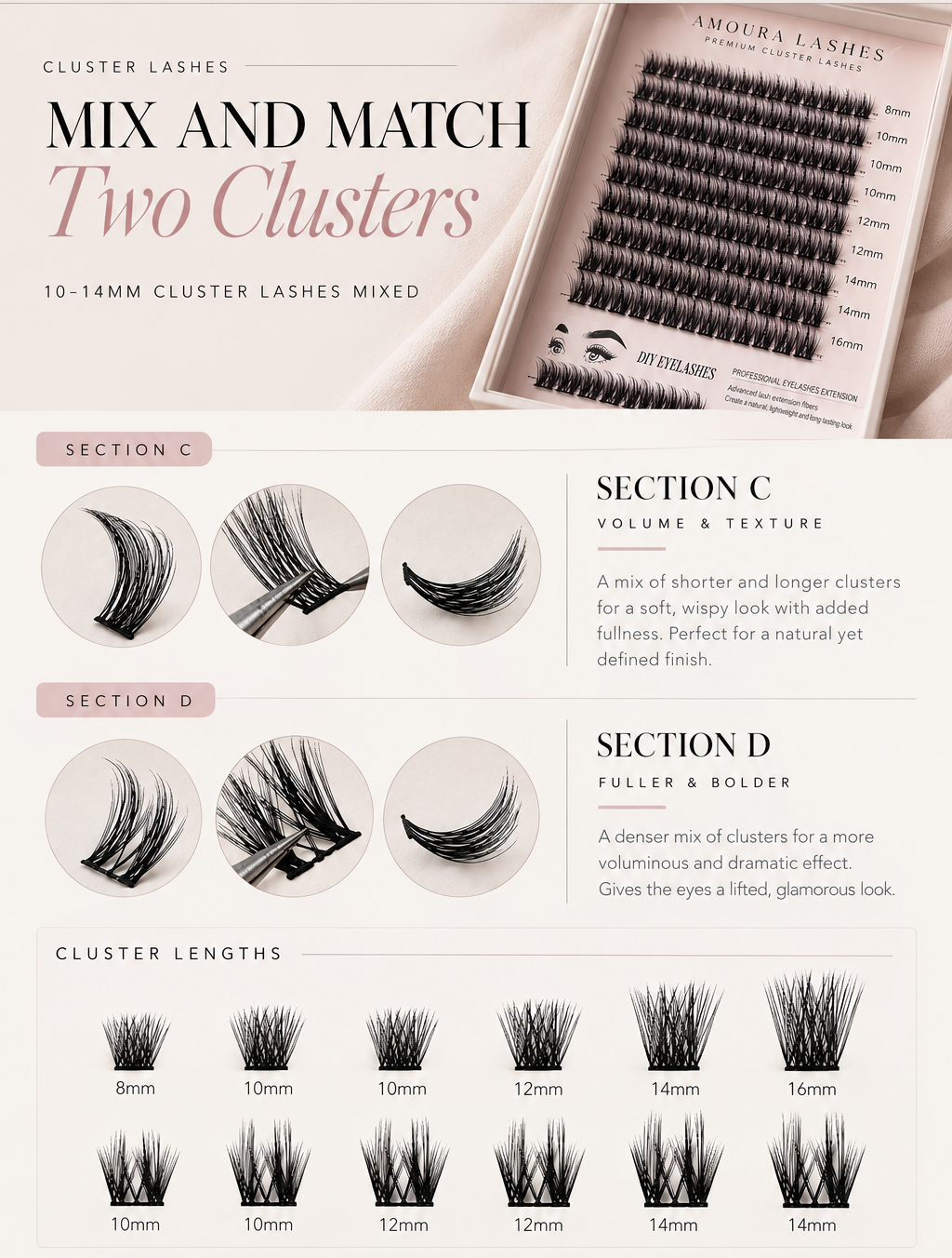 Amoura Wispy Lash Clusters